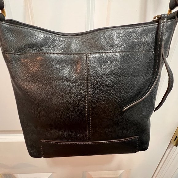 Fossil Bags Fossil Black Leather Crossbody Bag Poshmark